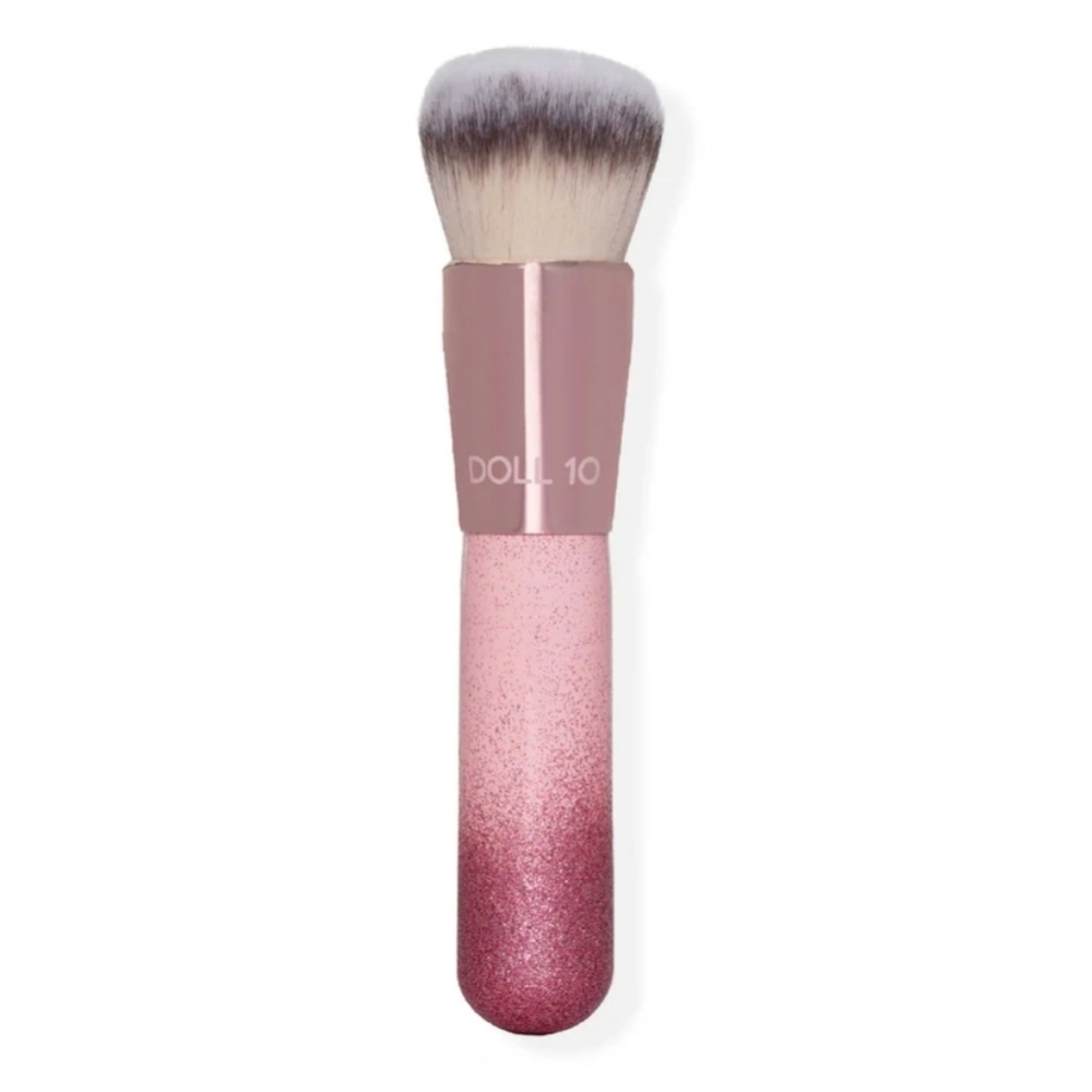 Doll 10 Limited Edition Glitter Skin Buffing Brush. New In Packaging.